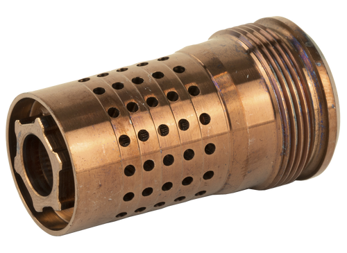 Q CB-M13.5-1LH Muzzle Brake 17-4 Stainless Steel M13.5x1 LH Threads