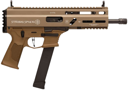 Grand Power Stribog SP9A3 9mm Luger Pistol 16" Barrel 30+1 Round FDE