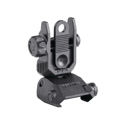 Kriss Low Profile Flip-Up Rear Sight AR-15 Steel Black Kriss Low Profile Flip-Up Rear Sight AR-15 Steel Black