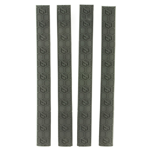 Hexmag M-Lok Rail Covers 4-Pack Black