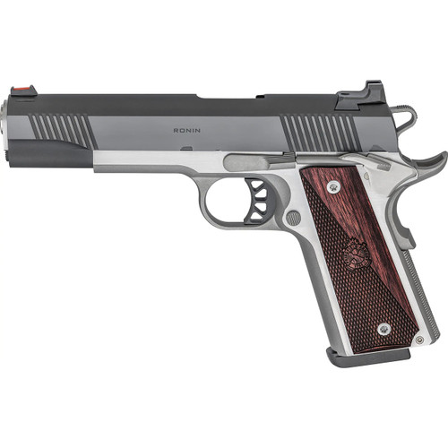 Springfield Armory Ronin 9mm Pistol 5" Barrel 9+1 Round Blued/Stainless Slide Stainless Steel Frame