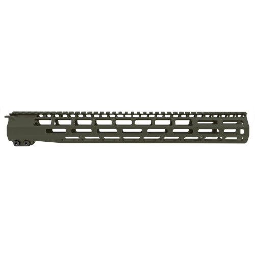 Grey Ghost Precision AR-15 15" M-LOK Handguard Olive Drab