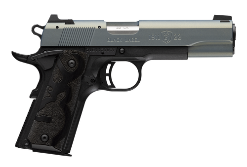 Browning 1911-22 Pistol 4.25" Barrel 10+1 Round Black Label Matte Stainless Steel Barrel Northern Lights Cerakote Slide Matte Black Polymer Frame