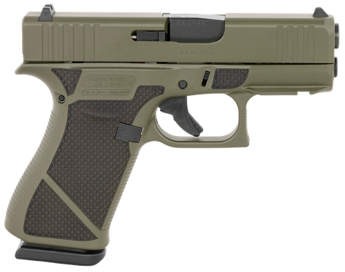 Glock 43X 9mm Luger Pistol 3.43" Barrel 10+1 Round Olive Drab Green