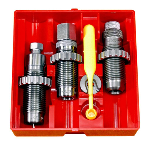Lee Steel 30 Mauser Sizing, Powder Through Expanding, Bullet Seating 3 Die Set
