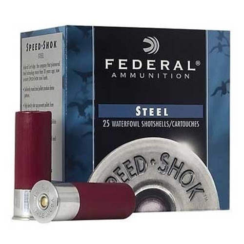 Federal Speed-Shok HV Steel 12 Gauge Ammo 3" 1-1/8 oz #BBB Box of 25 Federal Speed-Shok HV Steel 12 Gauge Ammo 3" 1-1/8 oz #BBB Box of 25