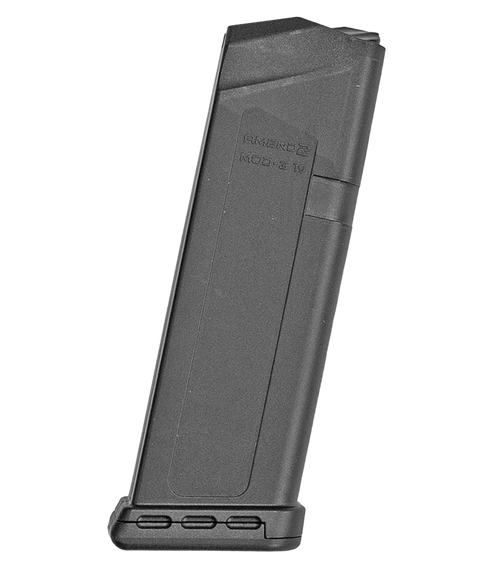 Amend2 MOD-3 A2-19 9mm Luger Magazine for Glock 19 15-Round Black