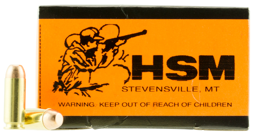 HSM 10mm Auto Ammo 180 Grain Full Metal Jacket Box of 50