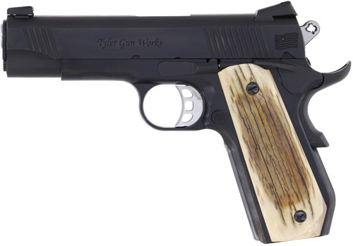 45ACP 4.25" 8RND BLUED/IVORY<TYLER GUNWORKS 1911 COMMANDER - Image 1 45ACP 4.25" 8RND BLUED/IVORY<TYLER GUNWORKS 1911 COMMANDER - Image 1