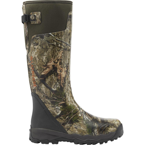 LaCrosse Men's Alphaburly Pro 18" Waterproof Rubber Boots Neoprene Mossy Oak Country DNA 9 D