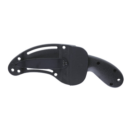 CRKT Bear Claw Fixed Blade Knife 4" Plain Edge Sandvik 14C28N Stonewash Blade G10 Handle Black - Image 1