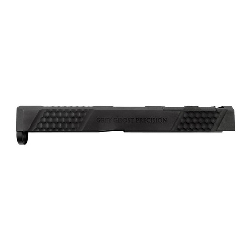 Grey Ghost Precision Stripped Slide for Glock 17 Gen 5, Version 2, Black
