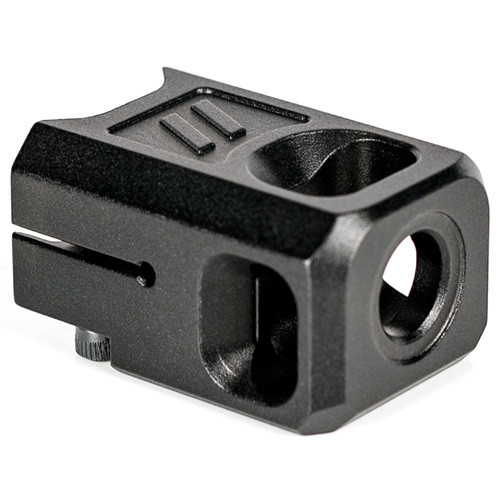 ZEV Technologies PRO Compensator V2 for Glock Gen 5 9mm 1/2"-28 Thread Aluminum Black