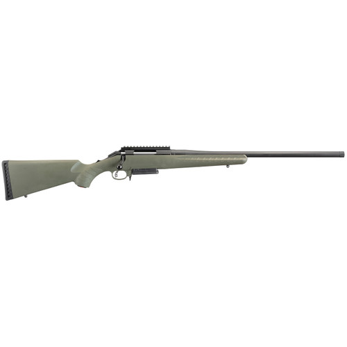 Ruger American Predator Bolt Action Rifle 6mm Creedmoor 22" Barrel Moss Green Synthetic Stock