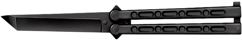 Cold Steel FGX Balisong Tanto Butterfly Knife 5" Tanto Point Grivory Black Blade Black Grivory Handle Black