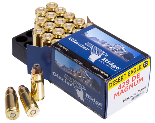 Magnum Research 429 Desert Eagle Ammo 240 Grain Jacketed Hollow Point Box of 20