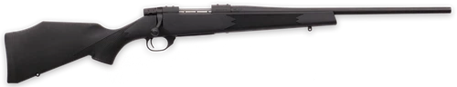 Weatherby Vanguard Synthetic Compact Bolt Action Rifle 223 Remington 20" Matte Blued Threaded Barrel Black Stock