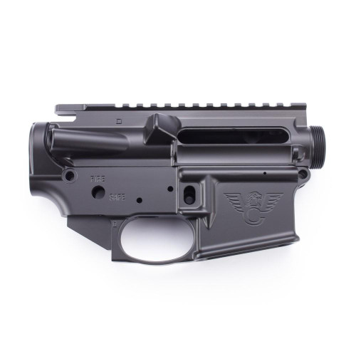 Wilson Combat AR-15 Receiver Set Anodized Black Closed Trigger Guard