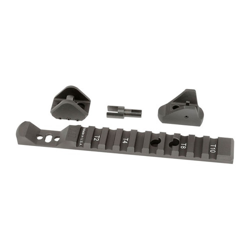 Midwest Industries HX5 Ghost Ring Sight Set with 1913 Picatinny Rail Henry 45-70 X Models Aluminum Black