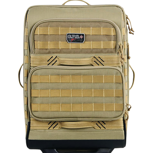 G Outdoors T2214RCT Tactical Rolling Case Tan 1000D Polyester