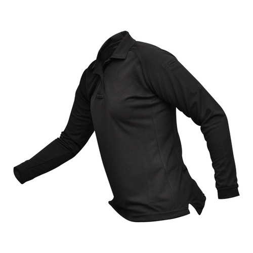 Vertx Coldblack Women's Long Sleeve Polo Black XL