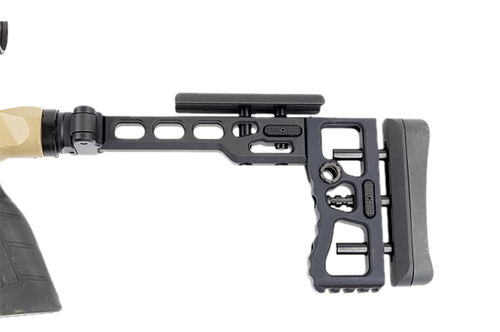 Samson 04-06168-01 S.A.S Folding Stock Black Aluminum