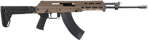 M+M Industries M10X-Z-SH Semi Automatic Rifle 7.62x39mm 16.5" Barrel Black Frame Folding Stock