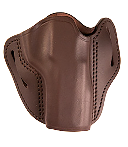 Uncle Mike's UM-OWB-4-BRW-R Outside Waistband Holster Size 4 Brown Leather Right Hand