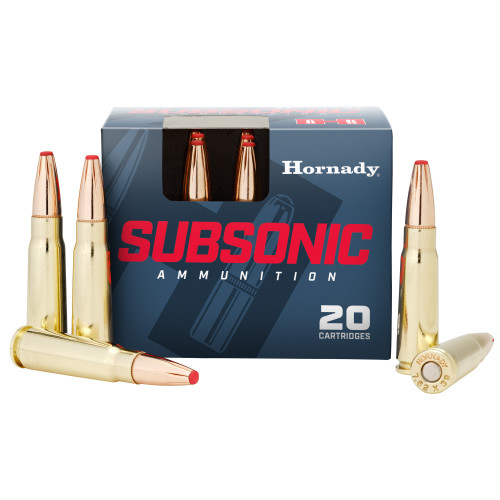 Hornady Subsonic Ammo 7.62x39 255gr Sub-X 20/Box