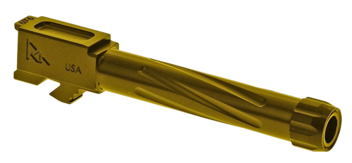 Rival Arms Barrel Glock 19 Gen5 9mm Luger Threaded Gold