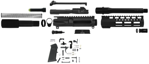 Tacfire SSPK45ACPLPK AR-10 Pistol Build Kit 45 ACP Black