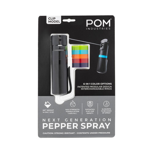 Pom Industries Pepper Spray Clip Black