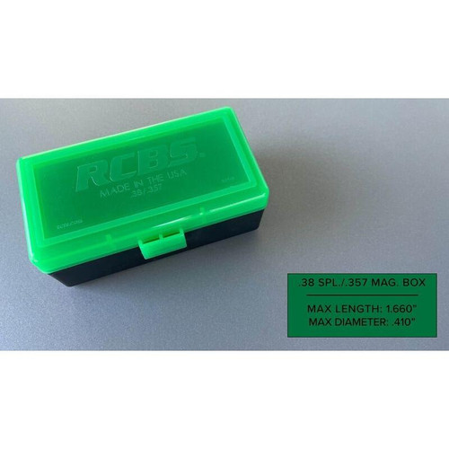 RCBS Ammo Box .38 Special/.357 Mag