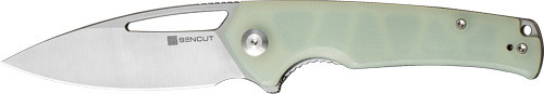 SENCUT MIMS Pocket Knife 3.48" Satin Liner Lock Natural G10 Handle