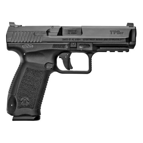 Canik TP9SF One 9mm Luger Pistol 4.46" Barrel 18+1 Round Black Nitride Slide Black Grip Black Frame