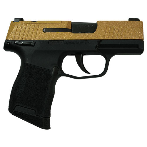 Sig Sauer P365 Gold Glitter 9mm Luger Pistol 3.1" Barrel 10+10 Round Magazines