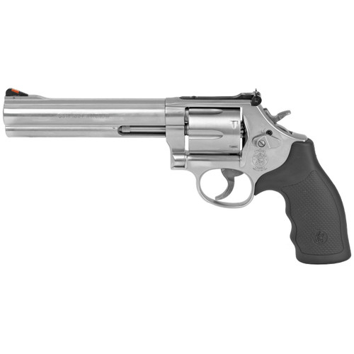 Smith & Wesson M686 .357 Magnum Pistol 6" Barrel 6+1 Round Silver Stainless Steel Frame