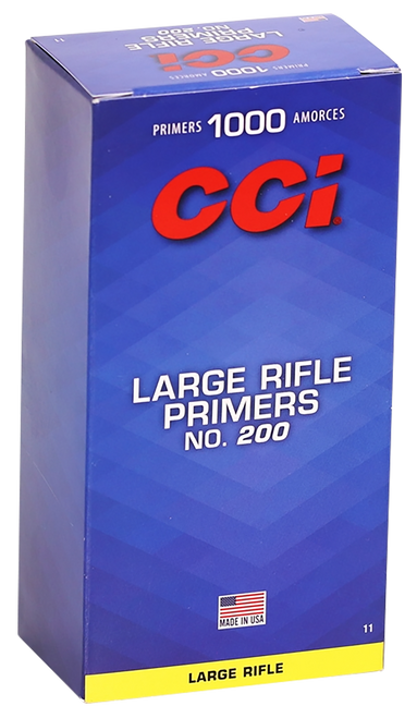 CCI Large Rifle Primers #200, 1000 Count