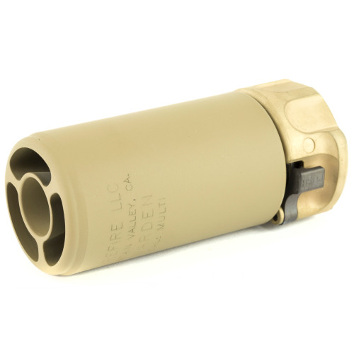 Surefire Warden Muzzle Device Fast-Attach Blast Regulator FDE - Image 1