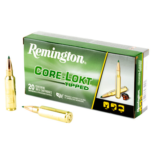 Remington Core-Lokt Tipped 300 Winchester Short Magnum (WSM) Ammo 150 Grain Polymer Tip Box of 20 - Image 1