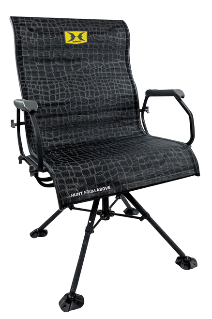 Hawk HWK-3115 Denali Blind Chair Folding Black Mesh