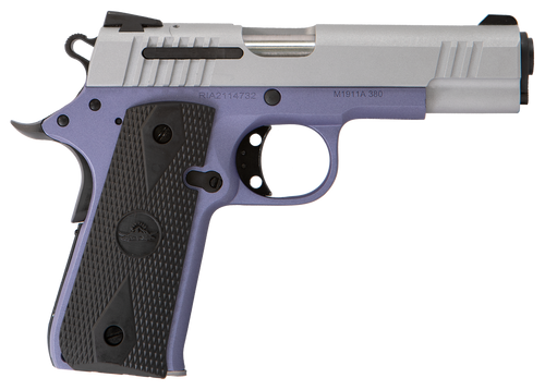Citadel CIT380OLALA M1911 Baby 380 ACP Pistol 3.75" Barrel 7+1 Round Silver Slide Crushed Orchard Frame