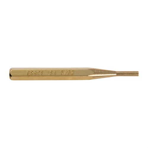 Grace USA 5/32 Inch (4mm) Brass Pin Punch