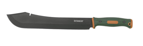 Master Cutlery Outdoor Life Camping Machete 11-Inch Orange and Green