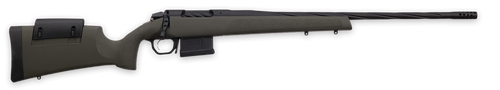 Weatherby 307 Range XP Bolt Action Rifle 6.5 Creedmoor 24" Graphite Black Cerakote Barrel OD Green Stock