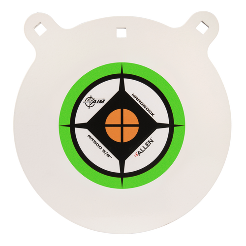 Ez-Aim Hardrock 12-Inch AR500 Steel Gong Shooting Target 0.38-Inch Thickness Black/Green/White