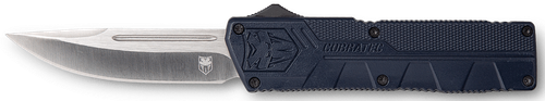 Cobratec Knives NYPD Blue OTF Knife 3.25" D2 Steel Blade