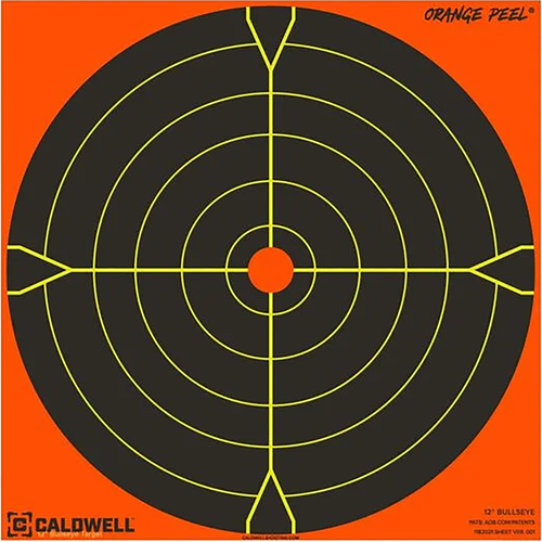 Caldwell Bullseye Paper Targets 5.5" Orange and Black 25PK