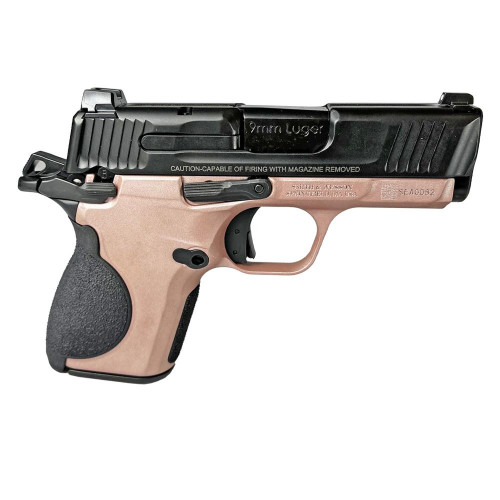 Smith & Wesson CSX 9mm Luger Pistol 3.1" Barrel 12+1 Round Black Slide Rose Frame