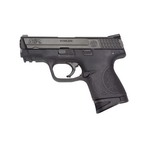 Smith & Wesson M&P9c Compact 9mm Luger Pistol 3.5" Barrel 12+1 Round Black (Includes Three Interchangeable Palmswell Grips)
